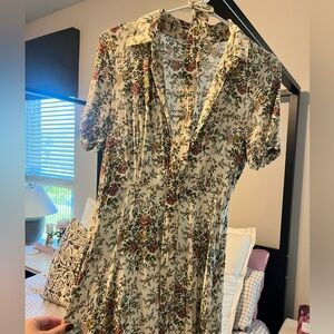 Floral Zara Dress with Belt
